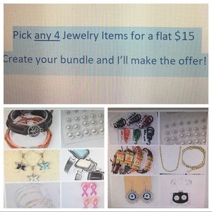 Any 4 jewelry items one low price